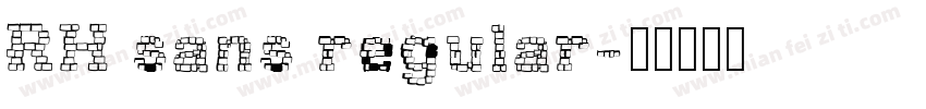 RH sans regular字体转换